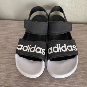 Adidas Adilette Women’s Strappy Sandals Size 10